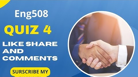 Eng508 Quiz 4  live attempt 2024 ||eng508 Quiz solutions 100% correct