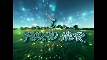 Unique typography edit - until i found her || 3D Environment || Free Project FIle