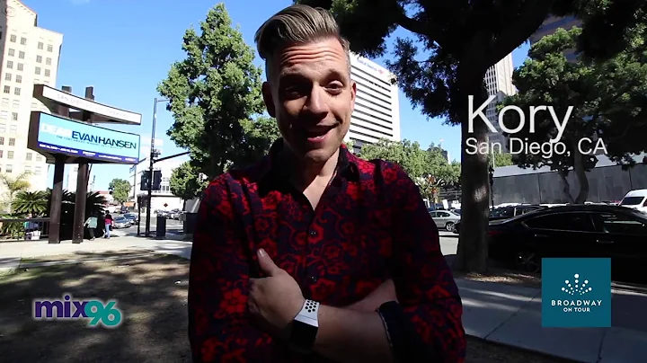 Mix96 - Kory: Behind the Scenes with Dear Evan Han...