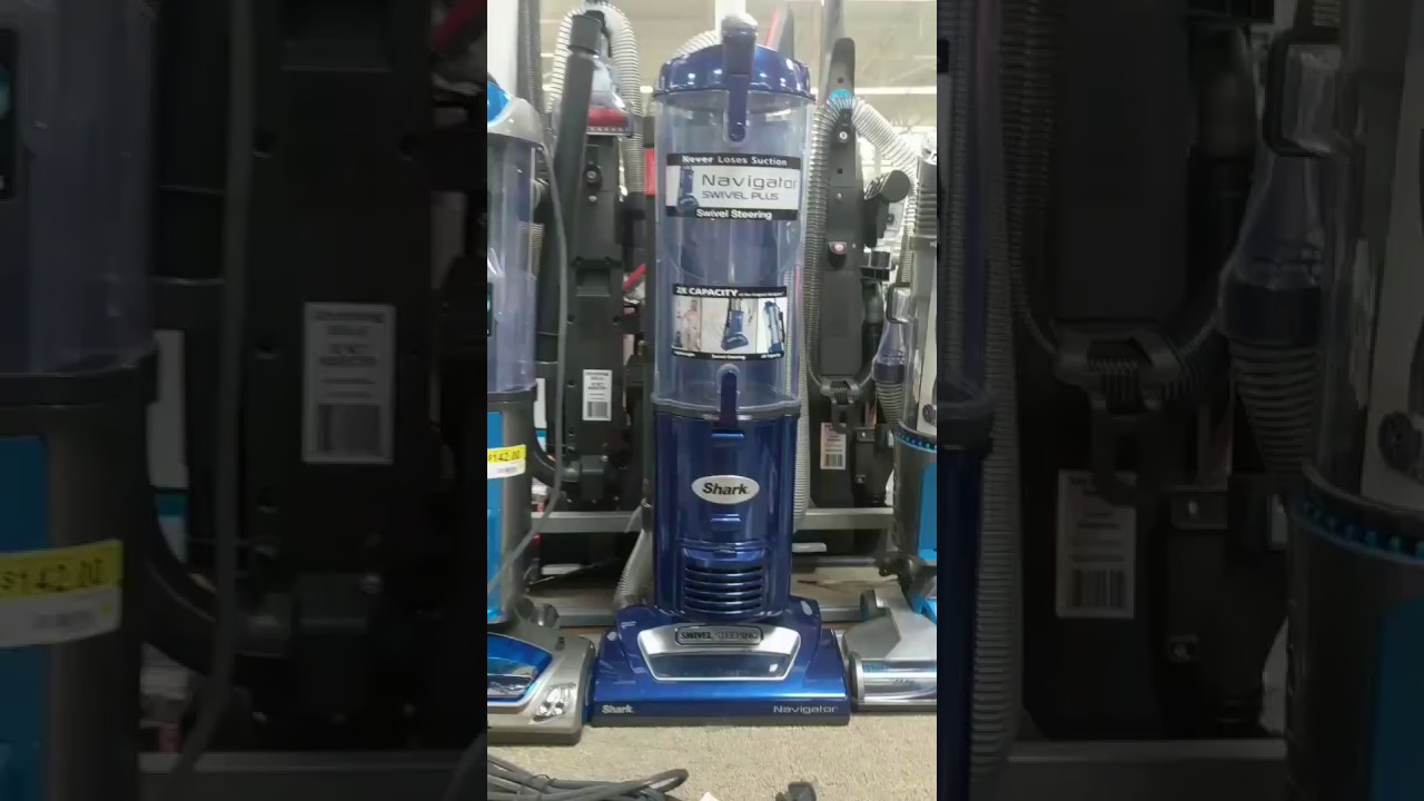 Shark vacuum selection at Walmart