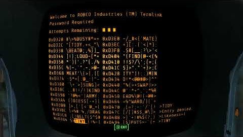 HOW TO HACK TERMINALS - "Fallout 4 For Dummies"