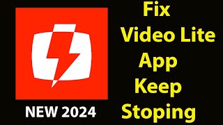 Fix Video Lite Keeps Stopping | Video Lite Crash Issue | Video Lite| PSA 24 screenshot 1