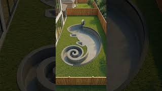 Amazing Chameleon-Shaped Swimming Pool Construction! 🦎💦
