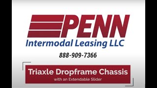 Introducing Triaxle Drop Frame Chassis With Extendable Slider