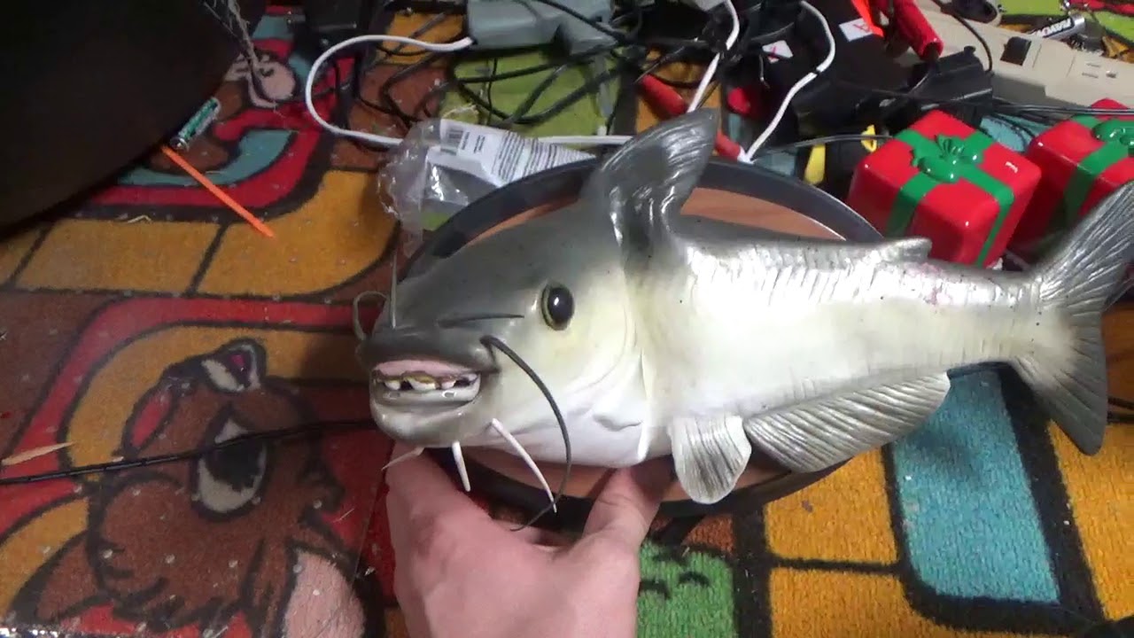 Poisson Chantant Gemmy Cool CatFish - Pour Pièces - Ne Chante Ni Ne Bouge