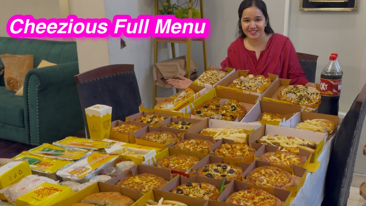 Cheezious Full Menu | itna ziyada bill bn gya | Sitara yaseen vlog