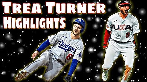 MLB Trea Turner Smooth Highlights
