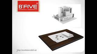 Brand B Five Electrical Switches