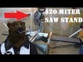 $20 Miter Saw Cart DIY Build $20 Miter Saw Cart DIY Build