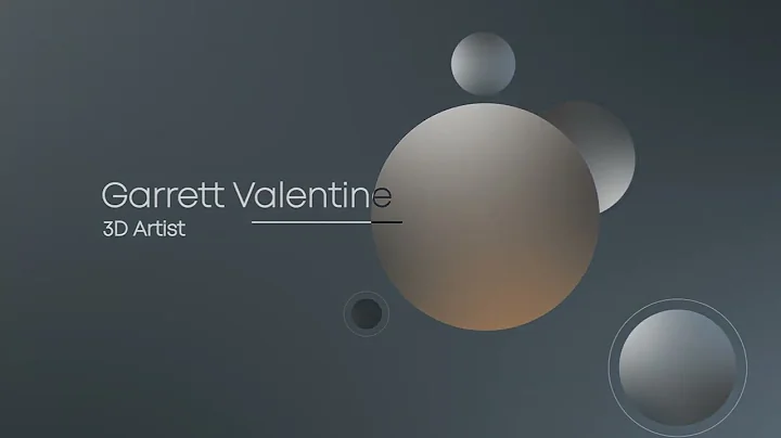 Garrett Valentine // 3D Artist Reel 2022