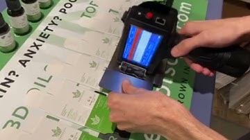 SNEED-JET Titan T6 Handheld Inkjet Printer Date Coding Cartons with Surface Adapter