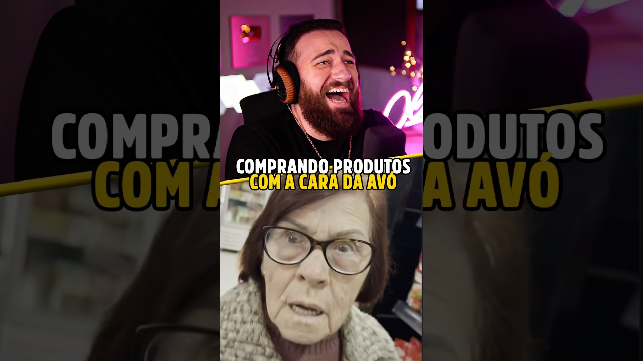 Neta coloca rosto da avó em produtos do mercado