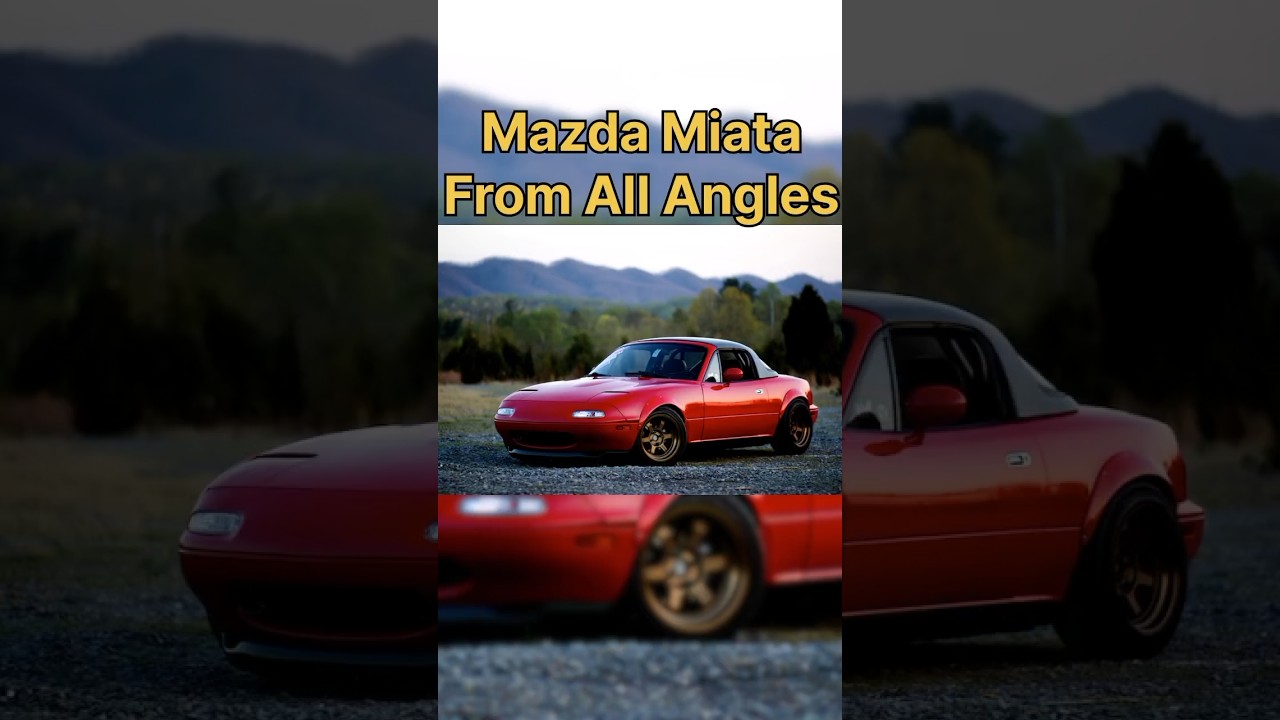 Mazda Miata From Every Angle | Front Top Back Side View | Iconic Roadster 