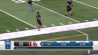 Jalen Hurts 4.59 40 Yard Dash | 2020 NFL Combine