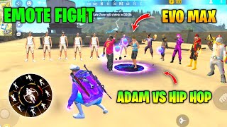 Free Fire Emote Fight On Factory Roof - Adam VS Hip Hop - New Evo Max Emote Challenge || Y GAMING