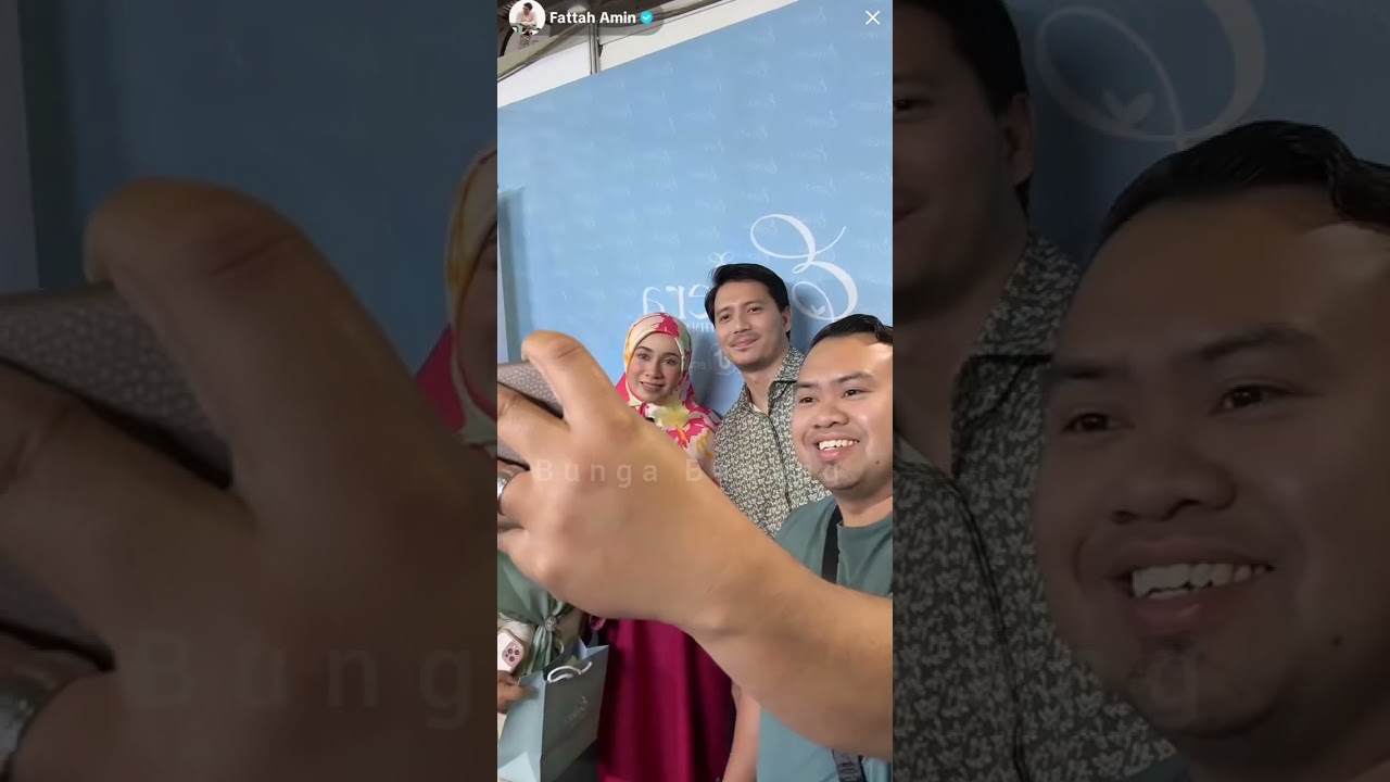 Fattah Amin & Amira Othman Melayan Peminat di Absolut Bazaar Brunei 