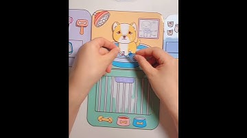 Inside Out 2 but ..🤭 [Paper DIY]  Squishy Paper Game Book Ideas #shorts