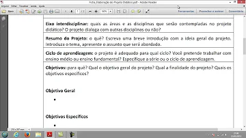 Como elaborar um projeto didático?