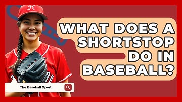 What Does A Shortstop Do In Baseball? - The Baseball Xpert