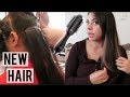 GETTING TAPE IN EXTENSIONS INSTALLED + TESTING OUT THE REVLON ONE STEP STYLER