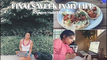 WEEK IN MY LIFE :COMPUTER SCIENCE STUDENT | FINALS WEEK | Studying & exams | Oregon State University
