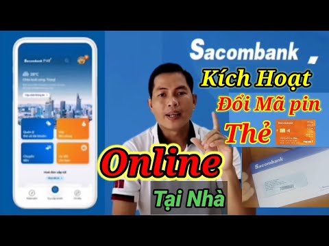 Cách đổi mật khẩu mả pin thẻ atm sacombank trên app sacombank pay #sacombank_pay | Foci