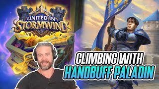 Hearthstone Climbing With Handbuff Paladin - United In Stormwind
