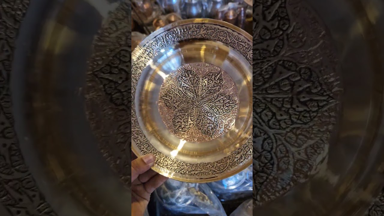 copper rice plate || copper dinner plates 