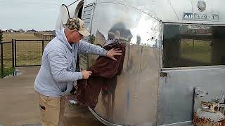What I have learned about polishing an Airstream.