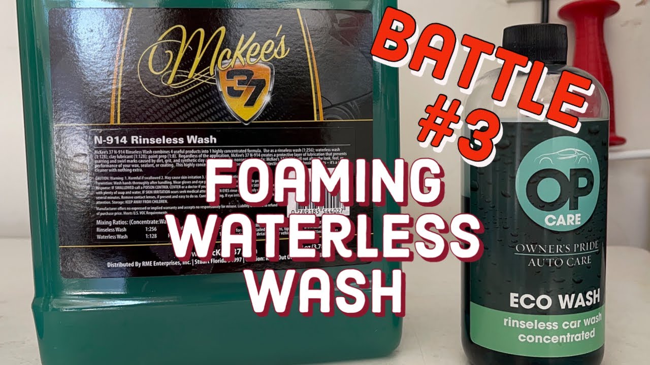 McKee's 37 N-914 Rinseless Wash, Wash Your Car Without Water