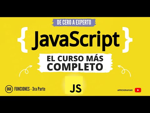 Aprogramar con JavaScript - 68 Funciones tercera parte