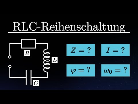 Video: Wie ist die Phasenbeziehung zwischen den R L- und C-Komponenten in einer Wechselstrom-Reihenschaltung?