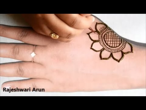 Simple Henna Mehndi Design For Hands Backhand Mehndi Designs