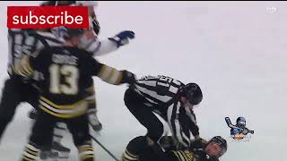 Referee beats up Marchand 😀