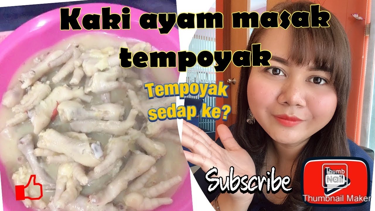 Sup tempoyak kaki ayam tabas - YouTube