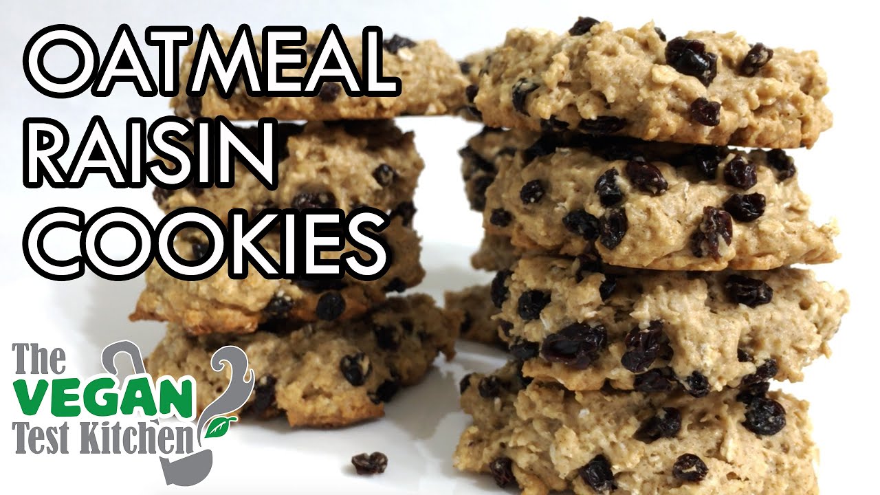 Chewy Oatmeal Raisin Cookies | The Vegan Test Kitchen