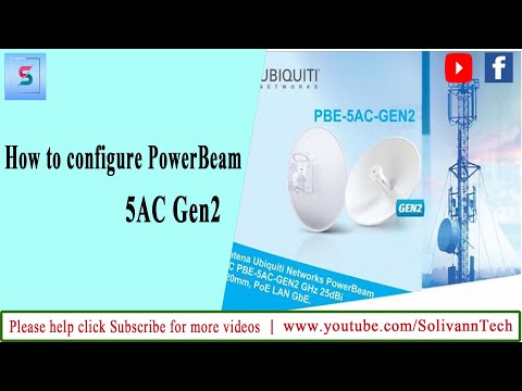 How to configure PowerBeam 5AC Gen2 |  Ubiquiti