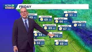NorCal forecast: Spring-like Friday, cool-down is around the corner.