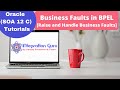 Business Faults in SOA 12C | Raise &amp; Handle Business Faults | WSDL with Fault Message | SOAP Adapter