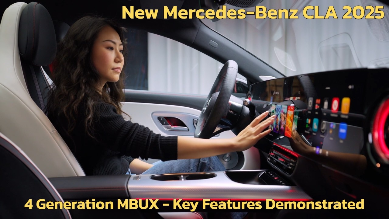 New Mercedes-Benz CLA 2025 - 4 Generation MBUX | Key Features Demonstrated | Motor Continent