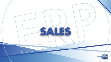 TrueERP Sales