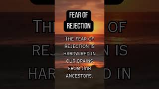 The fear of rejection is hardwired in our brains from our ancestors... #shorts