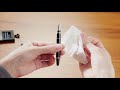 Как заправить и почистить перьевую ручку с картриджем Montblanc
