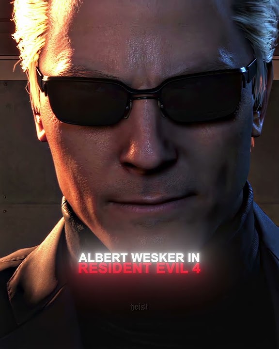 Albert Wesker in RE4R vs RE5 🥶 [4K] | Resident Evil #shorts