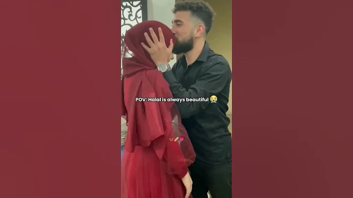First touch 🥹❤️ || Wedding Nasheed#islamicshorts #islamicreminder #islam #love #couple #halal #allah