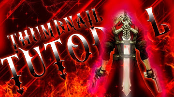 Como fazer thumbnail pelo celular tutorial ps touch