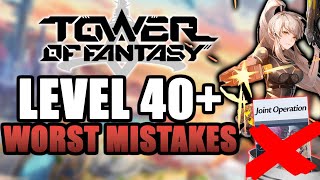 Tower Of Fantasy Guide - STOP DOING THIS! WORST Mistakes That Hurt Your Progression!
