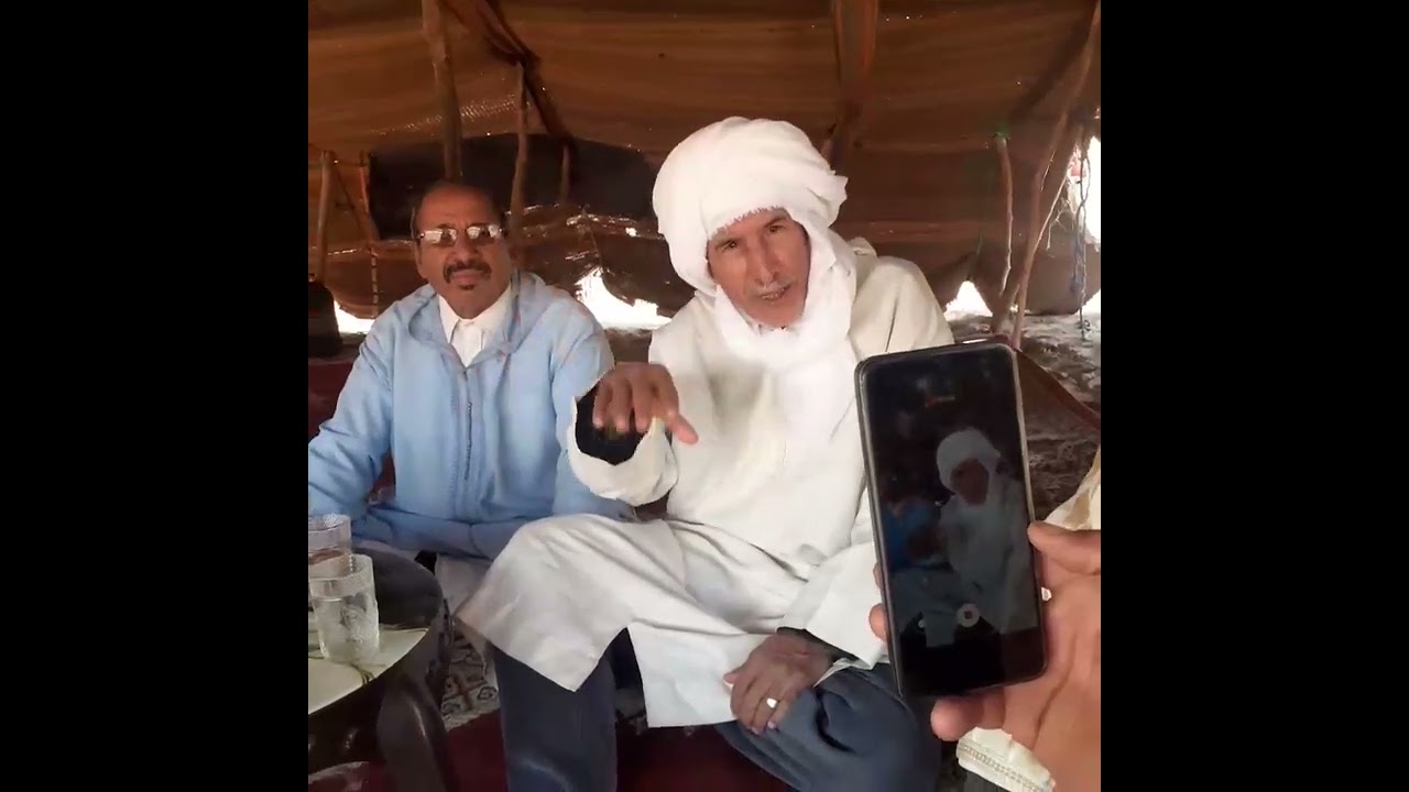 جلسة شعرية بمهرجان بوعنان للشيخ إبراهيم من فن  الرسمة |  