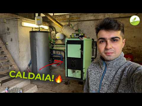 THE WOOD-BURNING BOILER VIDEO! How do I stay warm in the winter? - FarmVlog #39