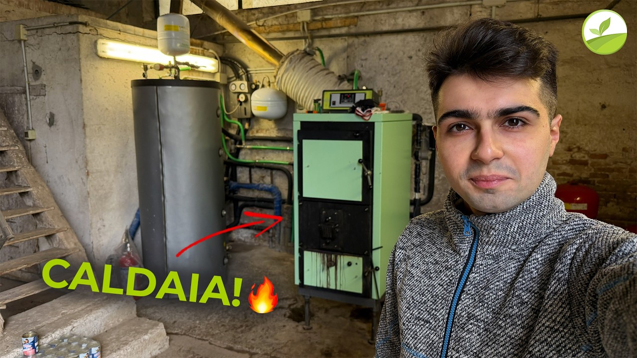IL VIDEO DELLA CALDAIA A LEGNA! Come mi scaldo d'inverno? - FarmVlog #39